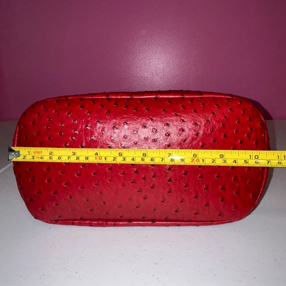 Giani Bernini Red Embossed Shoulder Bag - Picture 9 of 12